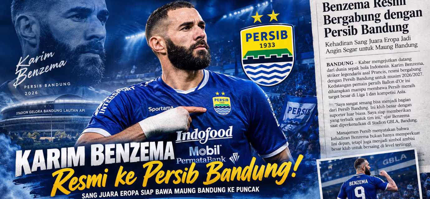 Karim Benzema dikaitkan dengan Persib Bandung