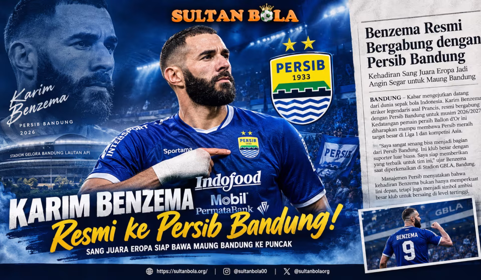 Karim Benzema dikaitkan dengan Persib Bandung