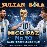 Nico Paz nomor 10 Argentina sebagai calon penerus Lionel Messi