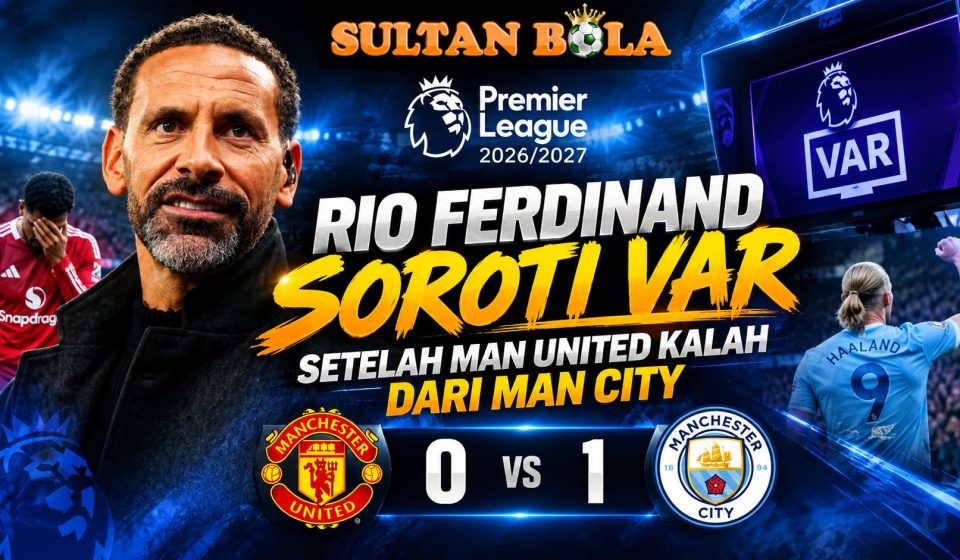 Rio Ferdinand soroti VAR setelah Manchester United kalah 0-1 dari Manchester City