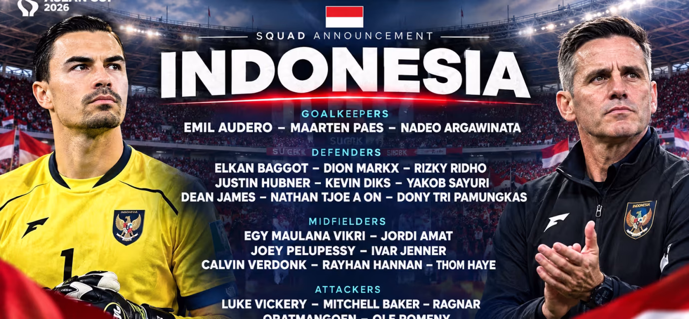 Skuad Garuda Indonesia untuk FIFA ASEAN Cup 2026