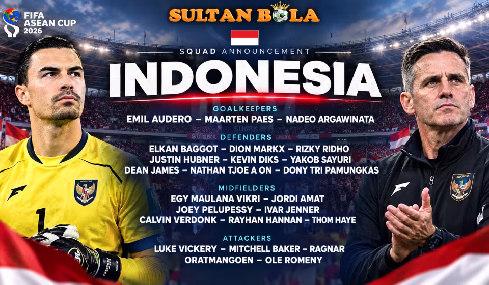 Skuad Garuda Indonesia untuk FIFA ASEAN Cup 2026